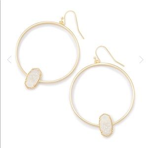 Kendra Scott Elora gold hoop earrings